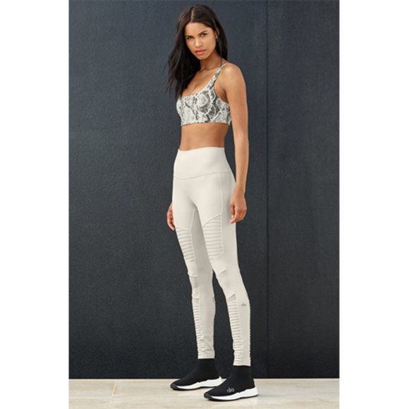 New Alo Yoga High Waist Moto Legging In 